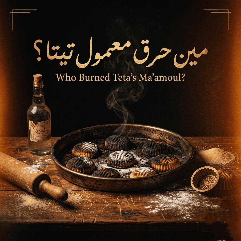 Who burned Teta's ma3moul? - مين حرق معمول تيتا؟